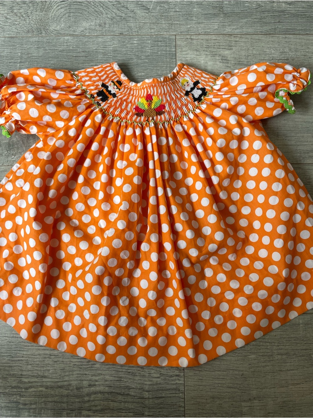 Classic Whimsy Smocked Turkey Top